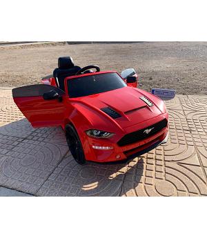 Coche Drift CAR para niños, Ford Mustang 24V, ROJO, MANDO RC -  INDA330-C4k2038-AT